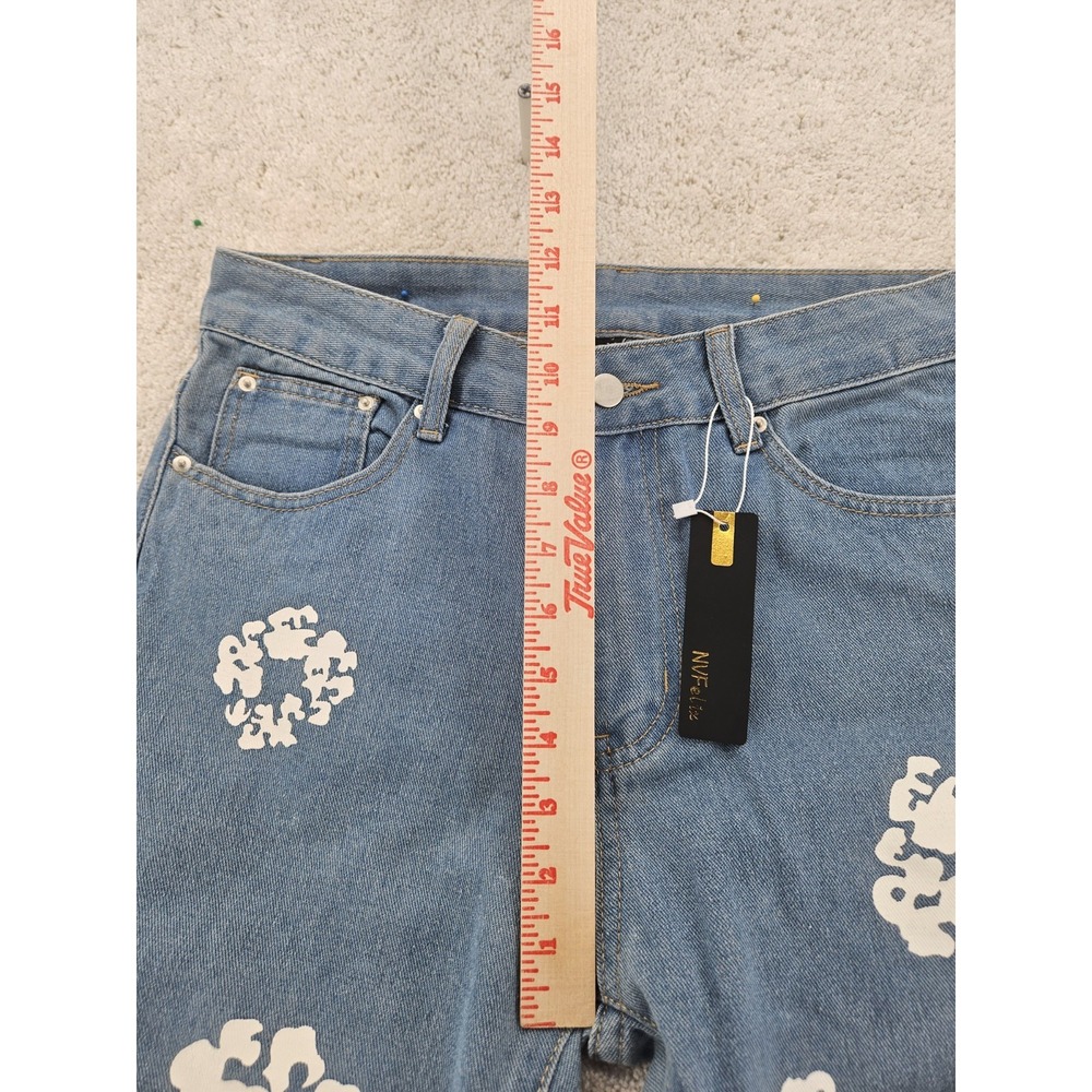 NVFelix Floral Pattern Straight Leg Pants Women's Small 31x30 NWT - Picture 4 of 11